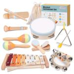 Wooden Musical Instruments Set for Little Ones