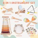 Wooden Musical Instruments Set for Little Ones
