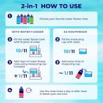 Apple Mint Water Flosser Mouthwash for Gum Care