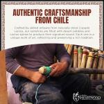 20" Cactus Rainstick Musical Instrument with Rasta Wrap