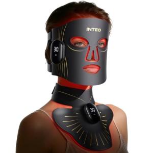 Cordless Red Light Therapy Mask for Face & Neck