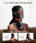 Cordless Red Light Therapy Mask for Face & Neck