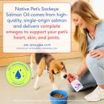 Native Pet Sockeye Salmon Oil for Healthy Skin