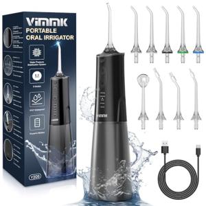 Cordless Water Flosser with 9 Jet Tips