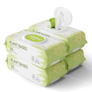 Unscented Plant-Based Pet Wipes for Dogs