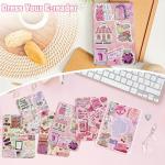Pink Cardstock Inserts and Charms for Kindle