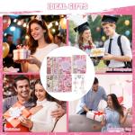 Pink Cardstock Inserts and Charms for Kindle