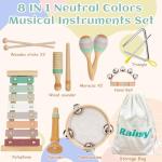 Wooden Montessori Musical Instruments Set for Kids