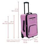 Rockland Rio Softside 2-Piece Carry-On Set