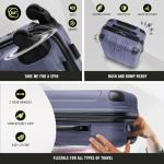 Kenneth Cole REACTION 28-Inch Smokey Purple Spinner Luggage