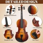 Kmise 4/4 Full Size Acoustic Violin Set