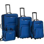 Rockland Journey Expandable Blue Luggage Set, 4-Piece