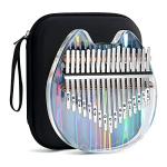 Clear Kalimba Thumb Piano with Protective Case
