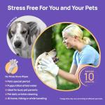 Hicc Pet Cleaning Deodorizing Glove Wipes for Pets