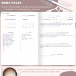 Clever Fox Self-Care Journal in Rose Gold