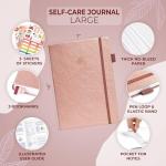 Clever Fox Self-Care Journal in Rose Gold