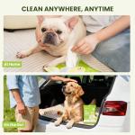 36-Pack Hypoallergenic Pet Grooming Wipes