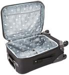 Rockland Expandable 48.3 cm Black Rolling Luggage
