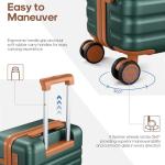 UKEIN 3-Piece 50.8 cm Hardshell Luggage Set