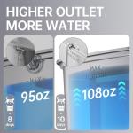 Veken Stainless Steel Cat Water Fountain - 108oz