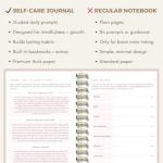 A5 Self Care Journal for Women - Pink