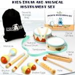 Miniartis Montessori Wooden Musical Toys for Toddlers