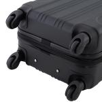 Travelers Club Sky+ Black 20" Expandable Spinner Set