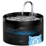 Quiet 2L Cat Water Fountain - Black