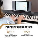 Alesis Melody 61 Digital Piano Bundle for Beginners