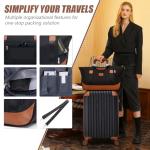 Cosbarn 5-Piece Hard Case Luggage Set