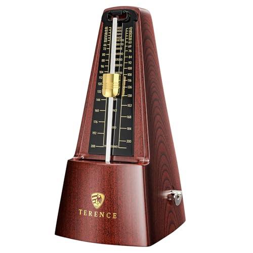 Wood Grain Mechanical Metronome for All Instruments