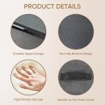 4-Step Grey Pet Stairs for Dogs and Cats