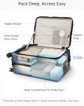 LUGGEX 24-Inch Expandable Polycarbonate Spinner Suitcase
