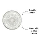 Clear Glitter Silver PopSockets Phone Grip & Stand