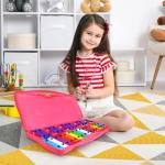 EliLunar 25-Note Colorful Glockenspiel Xylophone
