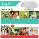 Digital Pet Scale with Measuring Tape for Small Animals