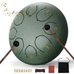 8-Note Steel Tongue Drum Set with Mallets