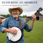 AKLOT 38’’ Full-Sized 5 String Banjo Kit