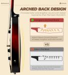 Mahogany Acoustic Electric Mandolin - 8 Strings