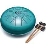 PUJONI 6-Inch Steel Tongue Drum, 8 Notes