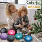 PUJONI 6-Inch Steel Tongue Drum, 8 Notes