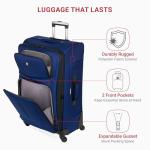SWISSGEAR Expandable Spinner Luggage - Blue 29-Inch