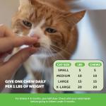 Cat Hairball Support Chewy Treats - Chicken Flavor