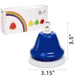 Colorful 8-Note Desk Bells for Music Fun