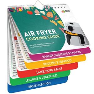Air Fryer Cheat Sheet Set - Cooking Time & Recipe Book