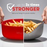 Reusable Silicone Air Fryer Liners - Grey (8.6")