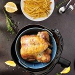 Reusable Silicone Air Fryer Liners - Grey (8.6")