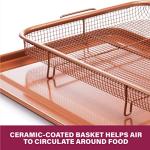 Gotham Steel Air Fryer Basket & Crisper Tray