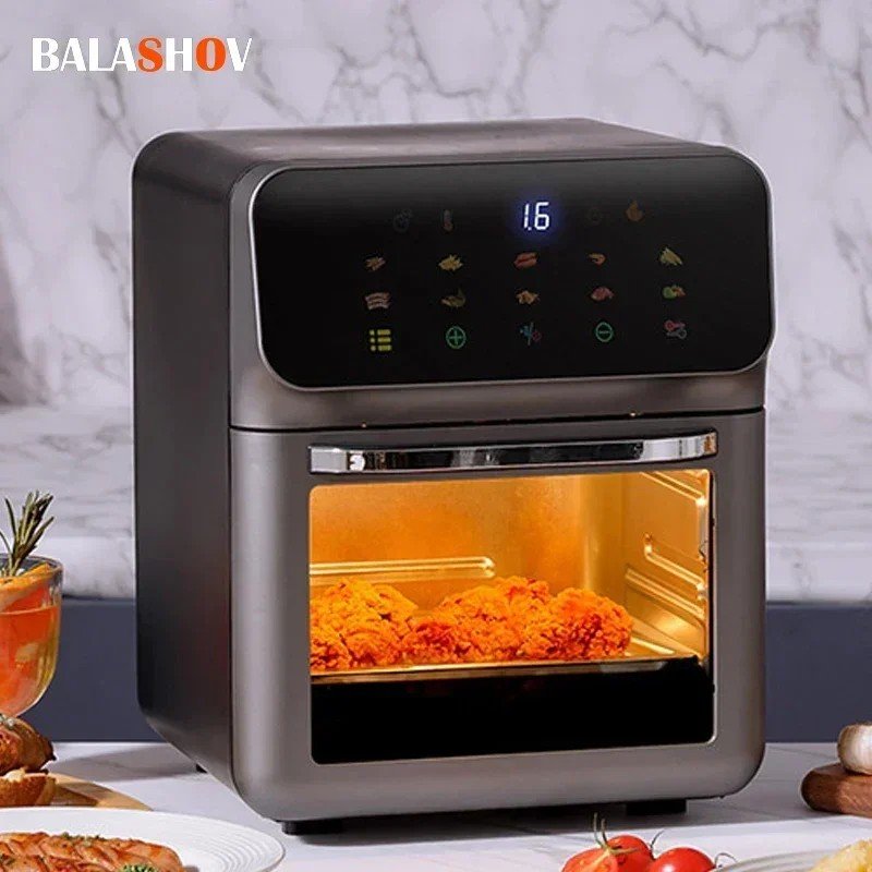 Large Capacity Electric Air Fryer with 360° Baking