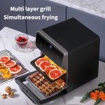 Large Capacity Electric Air Fryer with 360° Baking